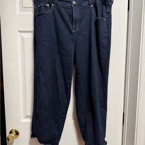 Universal Standard Dark Blue Ankle Jeans